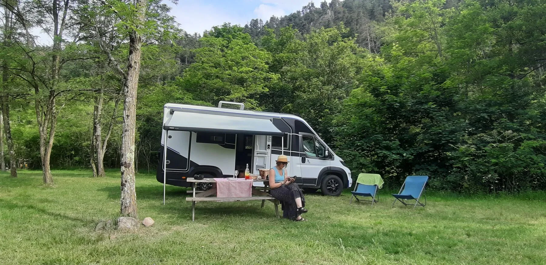 Die Stellplätze für Wohnmobile