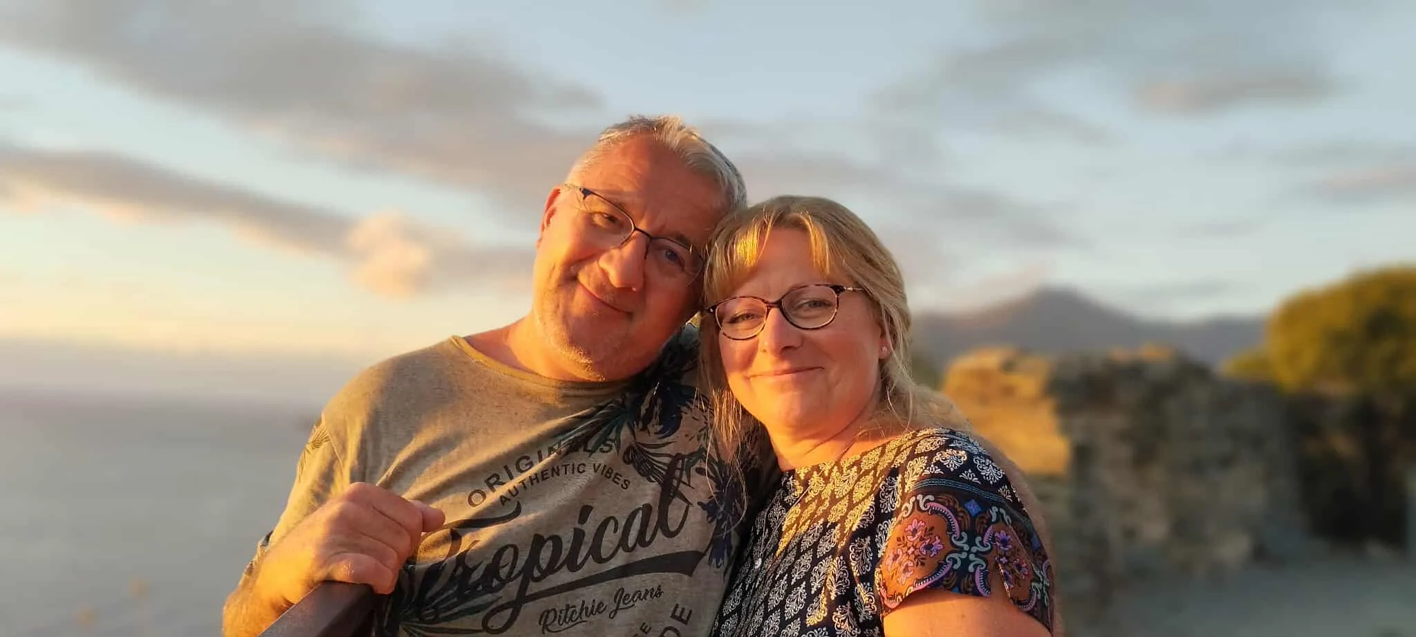 Stéphanie et Olivier, les propriétaires du camping